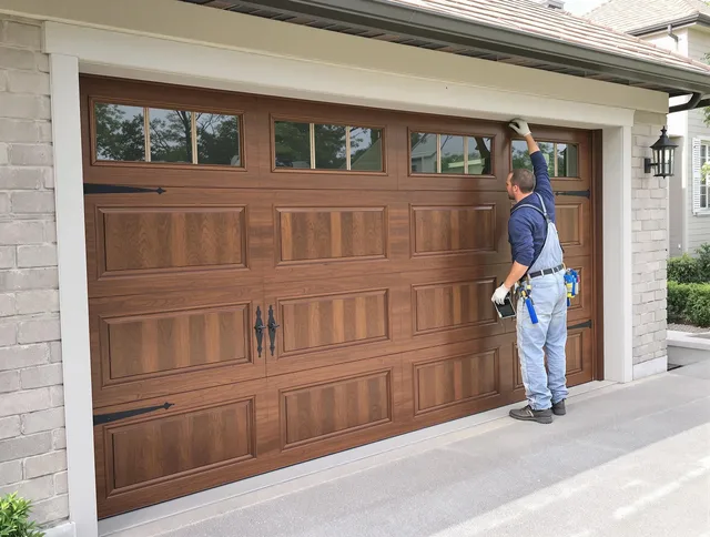 Custom garage door showcase by Lakeland Garage Door Repair in Lakeland