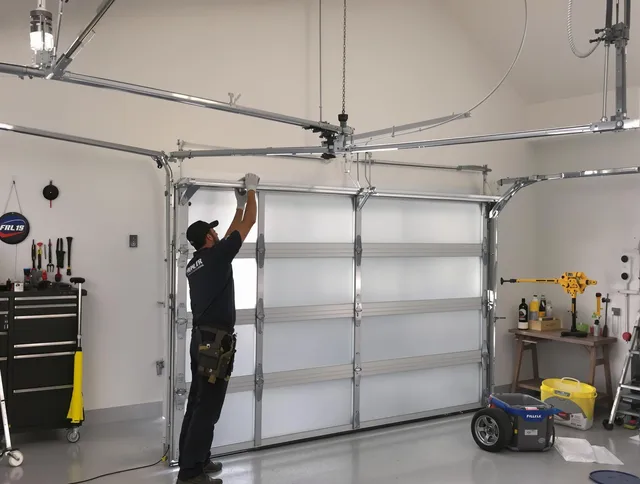 Lakeland Garage Door Repair certified team performing precision garage door installation in Lakeland