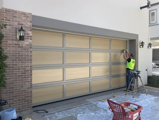 Garage door replacement service by Lakeland Garage Door Repair in Lakeland
