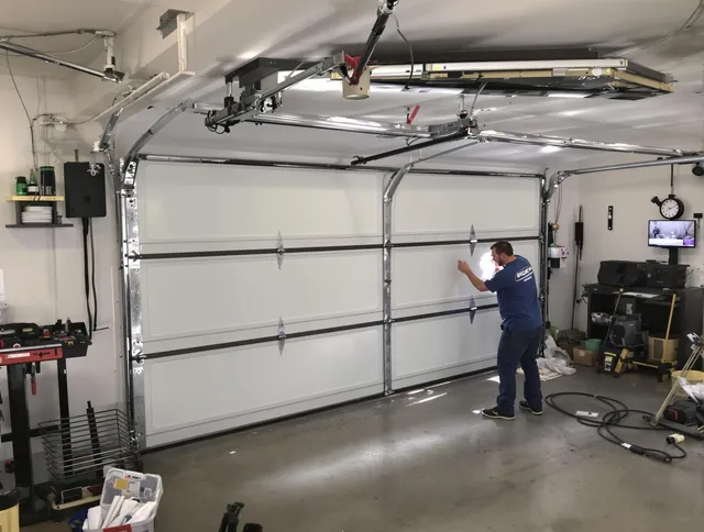 Professional garage door repair service by Lakeland Garage Door Repair in Lakeland