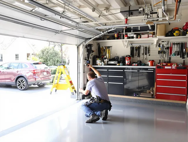 Local garage door repair service by Lakeland Garage Door Repair in Lakeland