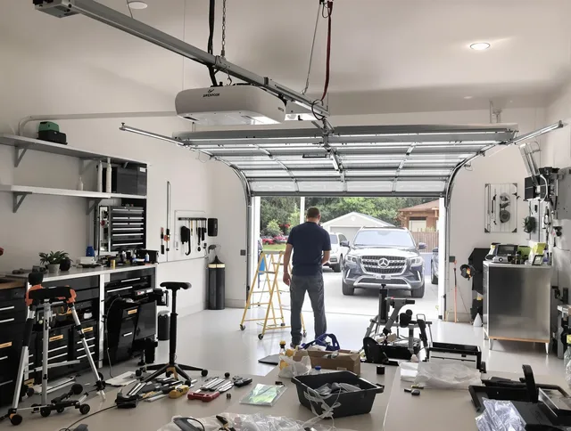 Garage door opener installation by Lakeland Garage Door Repair in Lakeland