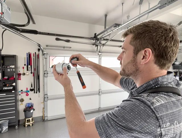 Garage door opener repair service by Lakeland Garage Door Repair in Lakeland
