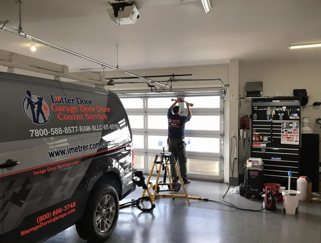 Lakeland Garage Door Repair team performing same-day garage door repair in Lakeland